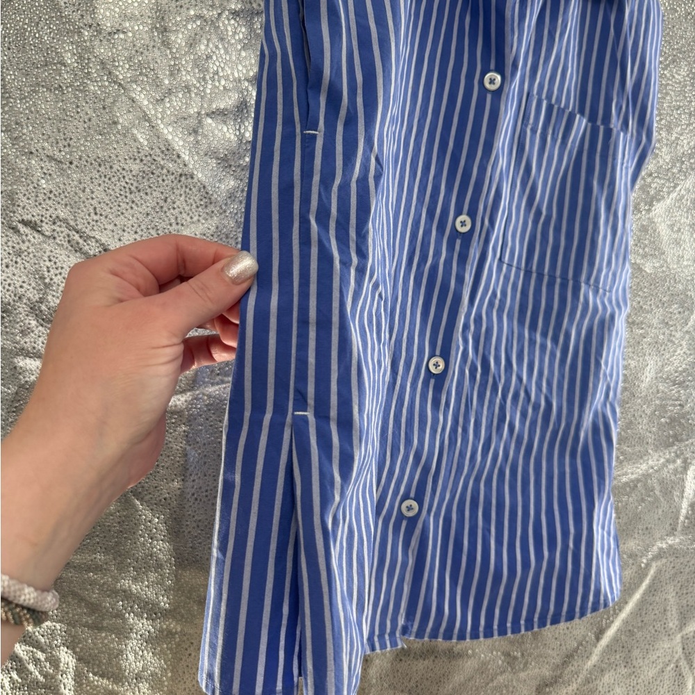 Bellerose Cotton Structured Button Up Sleeve Blou… - image 6